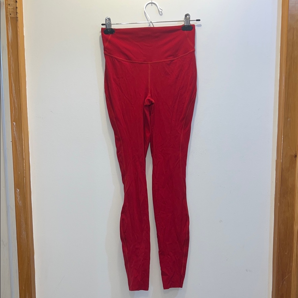 lululemon athletica Red High-Rise Leggings